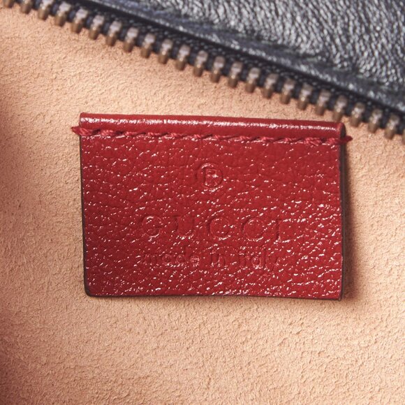 NWT GUCCI AZALEA GG MARMONT QUILTED LEATHER ROUND SHOULDER BAG - Picture 7 of 8